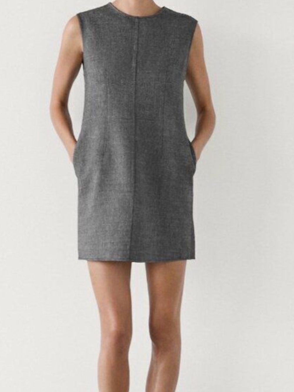 Massimo Dutti SHORT WOOL BLEND DRESS